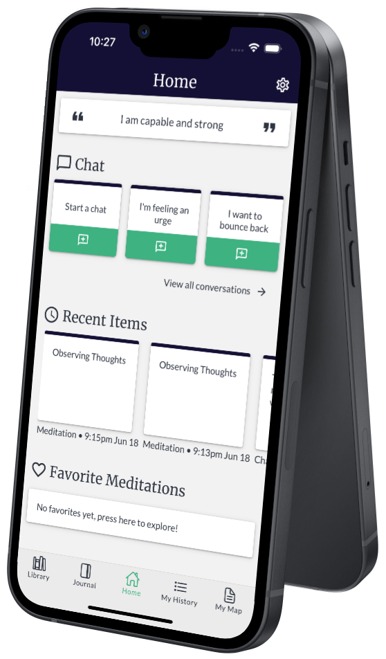 Neurture app screenshot on iPhone